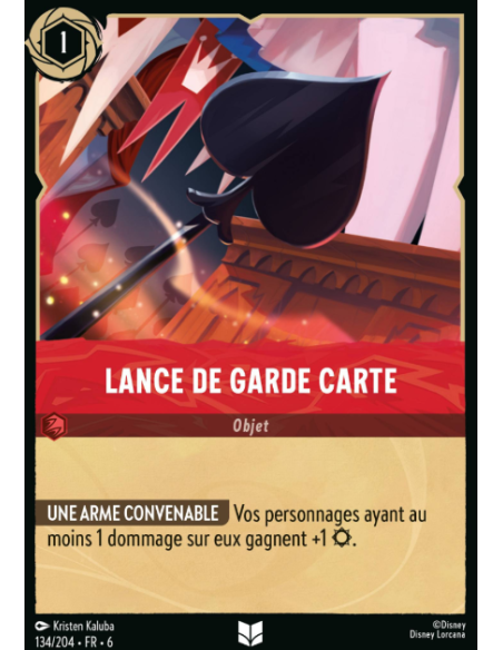S6 - 134/204 - Lance de garde carte