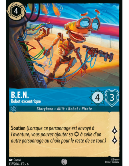 S6 - 137/204 - B.E.N. - Robot excentrique