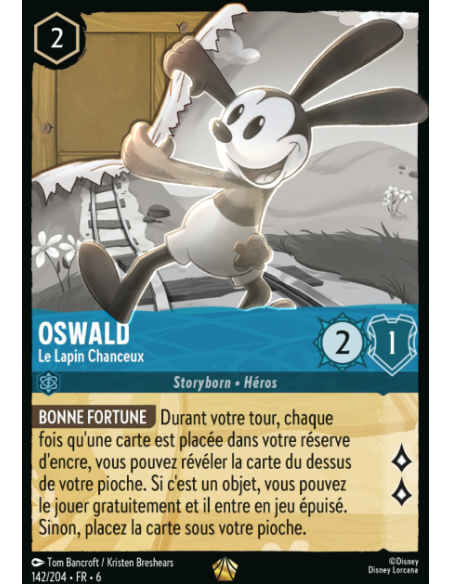 S6 - 142/204 - Oswald - Le Lapin Chanceux
