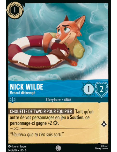 S6 - 148/204 - Nick Wilde - Renard détrempé