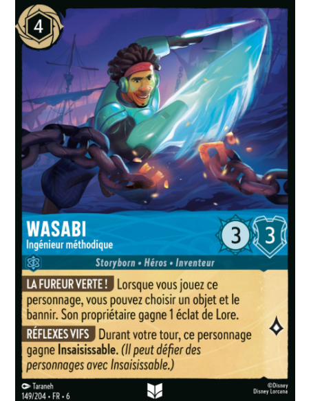 S6 - 149/204 - Wasabi - Ingénieur méthodique