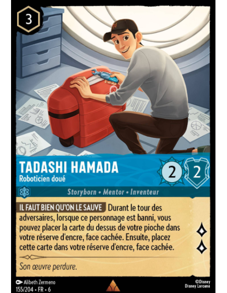 S6 - 155/204 - Tadashi Hamada - Roboticien doué