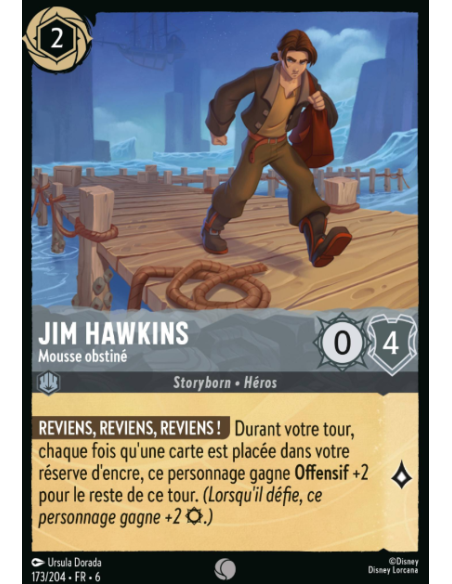 S6 - 173/204 - Jim Hawkins - Mousse obstiné