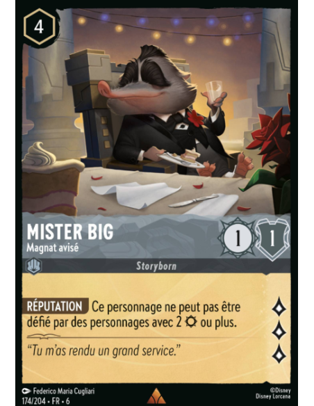 S6 - 174/204 - Mister Big - Magnat avisé