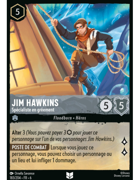 S6 - 183/204 - Jim Hawkins - Spécialiste du gréement