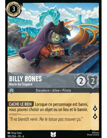 S6 - 185/204 - Billy Bones - Marin de l'espace