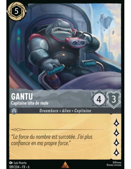 S6 - 189/204 - Gantu - Capitaine tête de mule