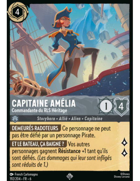 S6 - 192/204 - Capitaine Amélia - Commandante du RLS Héritage