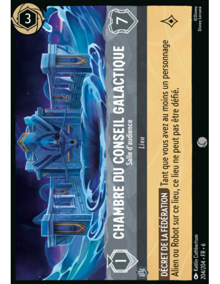 S6 - 204/204 - Chambre du Conseil Galactique - Salle d'audience