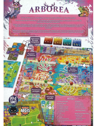 Arborea - Visuel de l'arrière de la boîte