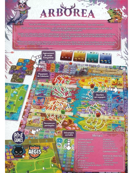 Arborea - Visuel de l'arrière de la boîte