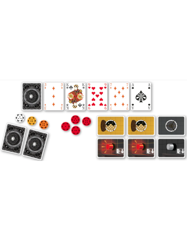 The Gang - Jeux de société - Jeux de poker coopératif - Visuel de l'intérieur de la boîte