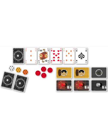 The Gang - Jeux de société - Jeux de poker coopératif - Visuel de l'intérieur de la boîte