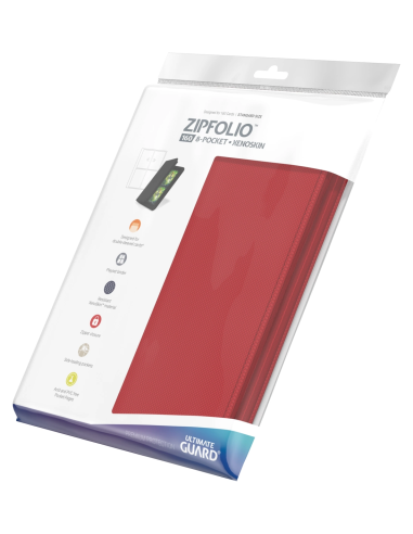 Ultimate Guard Zipfolio 160 - 8 Pocket Rouge - Visuel de la boite