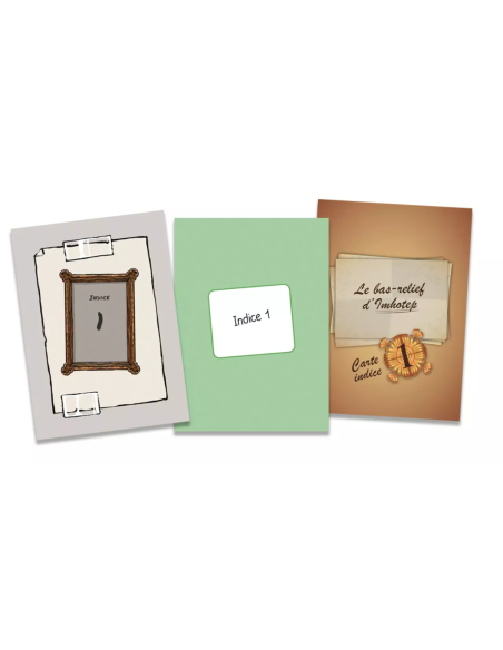 Behind - jeu de société - visuel des cartes indices