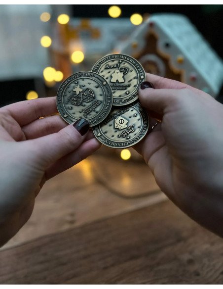 Pièce de décision pour jeux de société - Visuel des 3 pièces