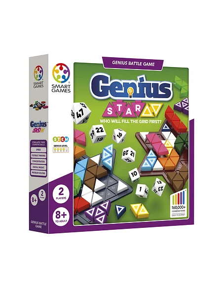Genius star - jeu de société - visuel de la boîte