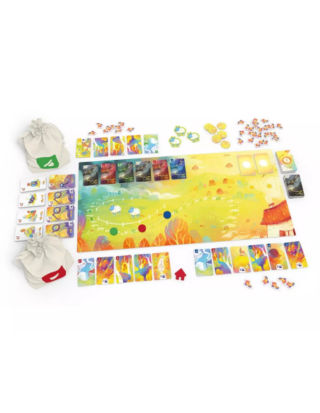 Refuge - Jeu familial visuel des éléments la boite traversée voyage couleurs