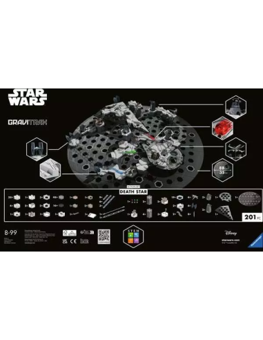 Gravitrax Star Wars - visuel de l'arrière de la boîte