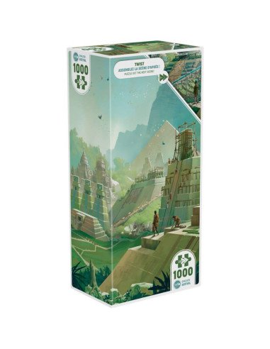 Puzzle TWIST 1000p : : Ancient Pyramids   - visuel de la boîte