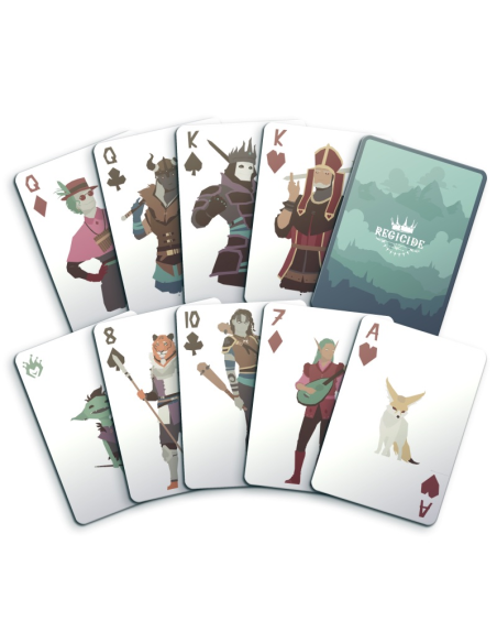 Regicide - Jeux de société - Jeux Coopératifs - matériel