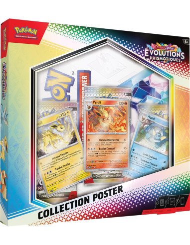 Pokémon EV8.5 : Coffret Poster Evolutions Prismatiques