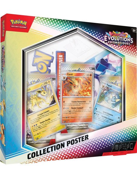 Pokémon EV8.5 : Coffret Poster Evolutions Prismatiques