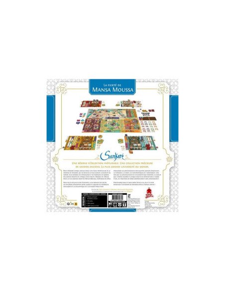 Sankore - jeu de société - visuel de l'arrière de la boîte