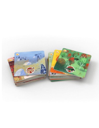 Ma vie de renard - Jeux de société - Jeux Familiaux - matériel - tuiles