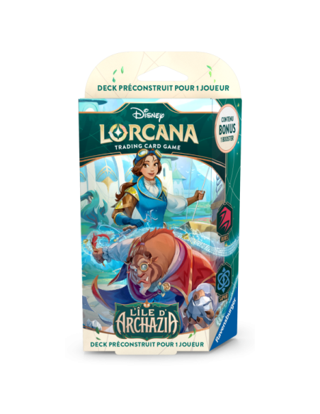 Disney Lorcana : Deck de Démarrage Rubis / Saphir - Set 7 L'Île d'Archazia