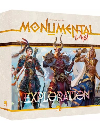 Monumental Duel - Exploration  - visuel de la boite aventuriers blanche