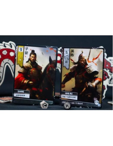 Chu Han - Jeu de société - Jeu 2 joueurs - Boite du jeu - contenu de la boite - visuel des cartes