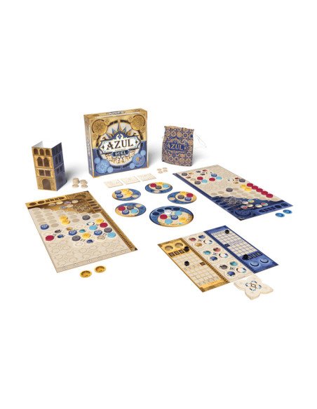 Azul Duel Matériel Carte Jeton