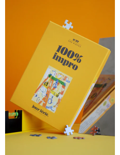 100% impro - Puzzle 500 pièces, visuel image 2