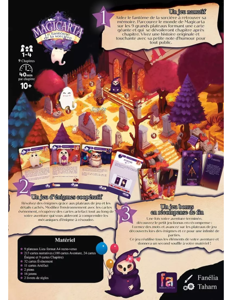 Magicarta : Le Fantôme de la Sorcière - visuel de la boite arrière dos webt png