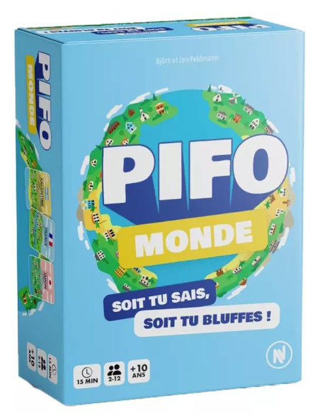Pifo monde - Jeu de société - Jeu d'ambiance - Couverture de la boite