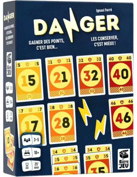 Danger jeux de carte apéro pas compliqué règles simple parties rapide visuel de la boite