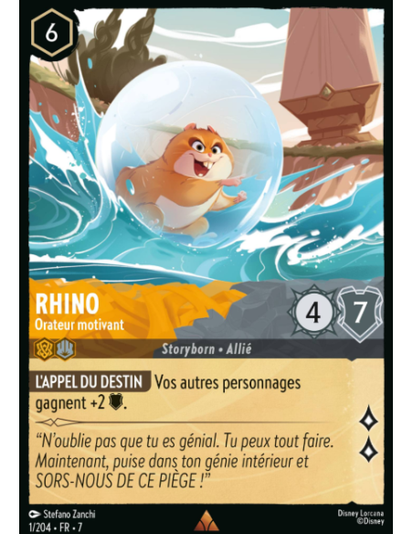 S7 - 001/204 - Rhino - Orateur Motivant