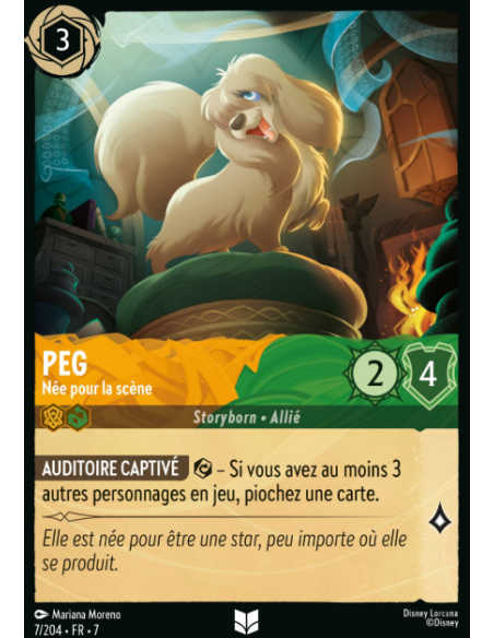 S7 - 007/204 - Peg - Née pour la Scène