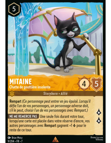 S7 - 009/204 - Mitaine - Chatte de Gouttière Insolente