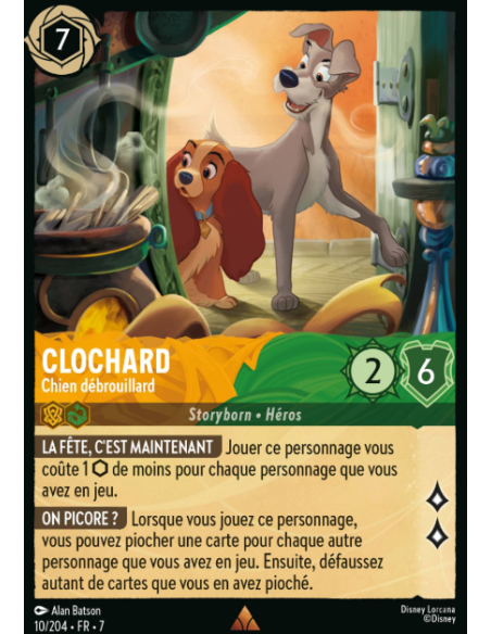 S7 - 010/204 - Clochard - Chien Débrouillard