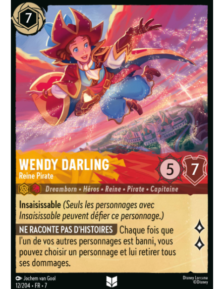 S7 - 012/204 - Wendy Darling - Reine PIrate