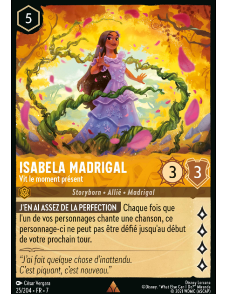 S7 - 025/204 - Isabela Madrigal - Vit Le Moment Présent
