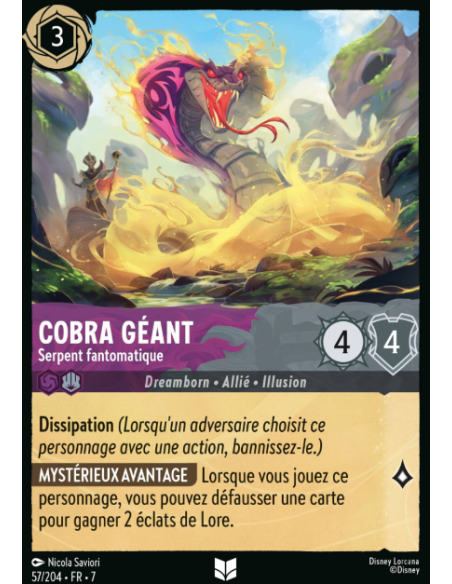 S7 - 057/204 - Cobra Géant - Serpent Fantomatique
