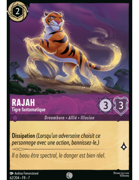 S7 - 062/204 -  Rajah - Tigre Fantomatique