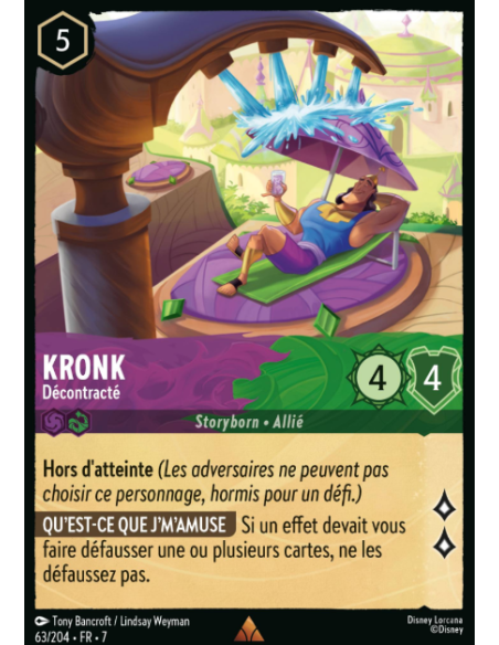 S7 - 063/204 - Kronk - Décontracté