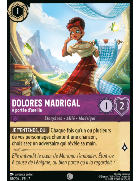S7 - 078/204 - Dolores Madrigal - A Portée d'Oreille
