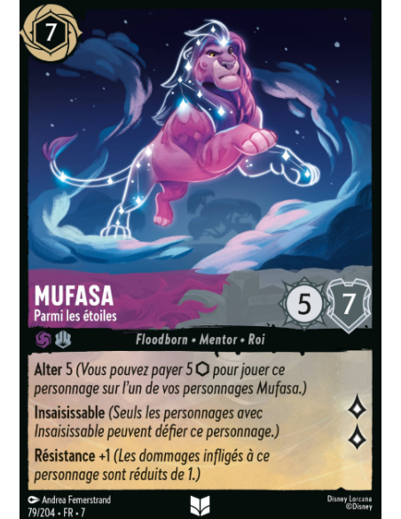 S7 - 079/204 - Mufasa - Parmi les Etoiles