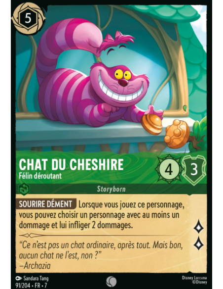 S7 - 091/204 - Chat du Cheshire - Félin Déroutant