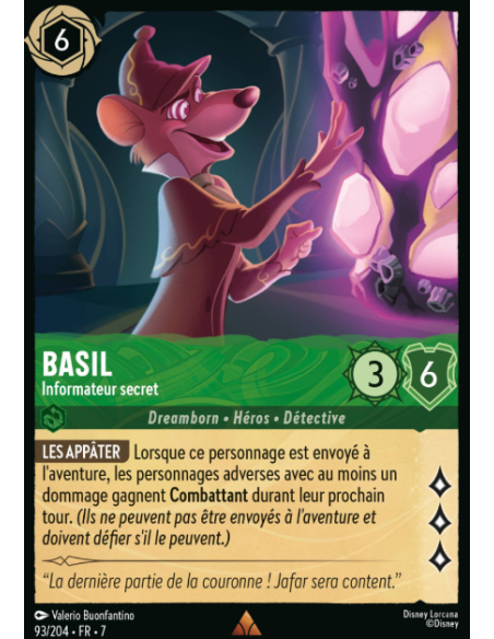 S7 - 093/204 - Basil - Informateur Secret